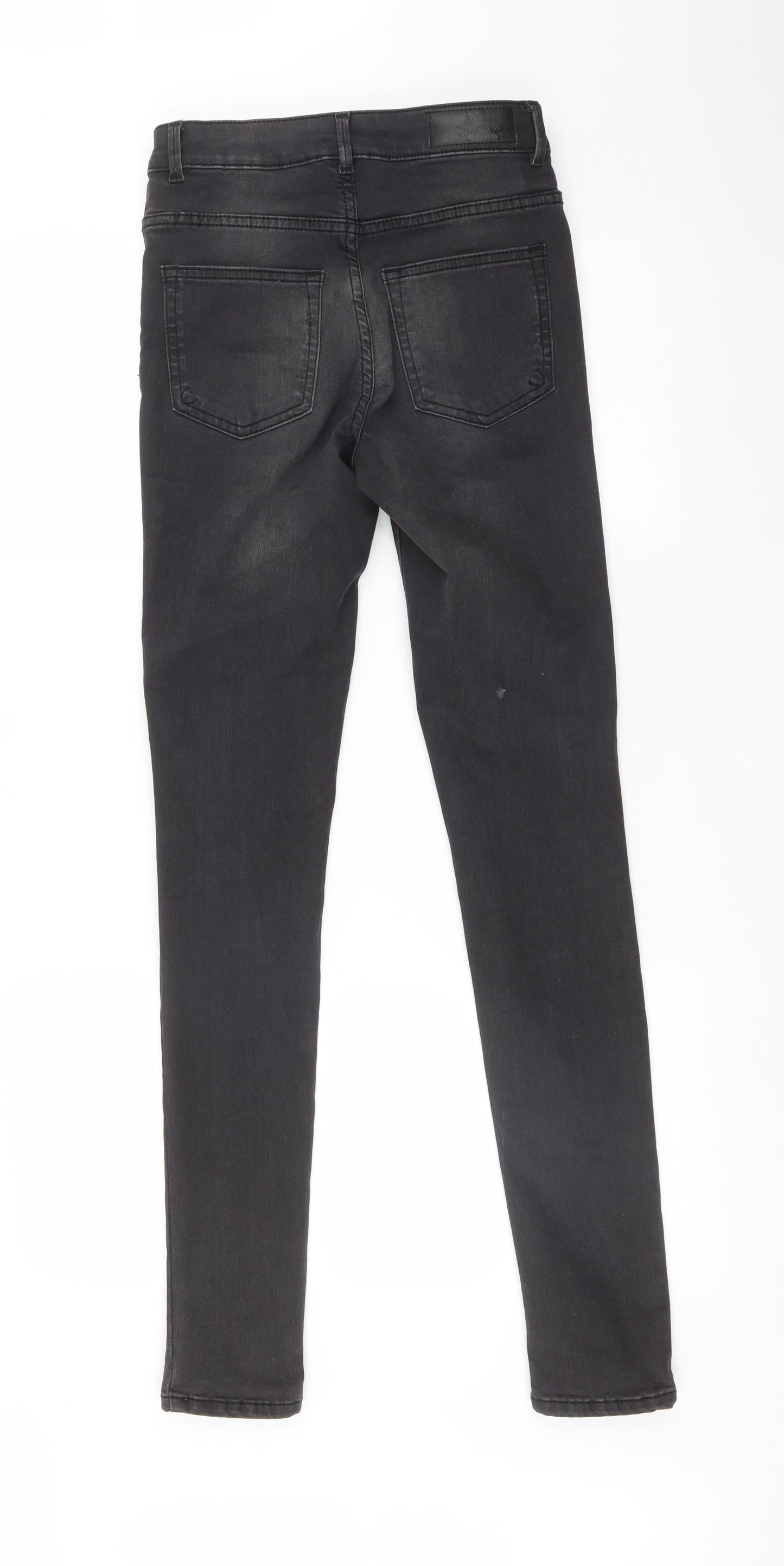 NEVER DENIM Womens Black   Skinny Jeans Size S L31 in