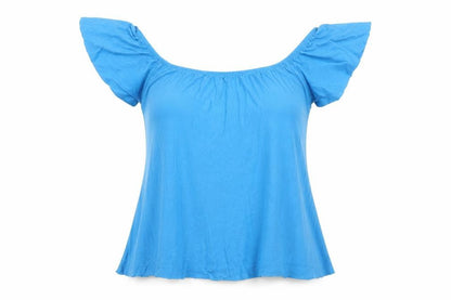 Womens UK Size 6 Primark Blue Basic T-Shirt
