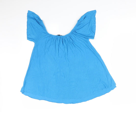 Primark Womens Blue   Basic T-Shirt Size 6