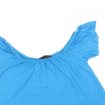 Primark Womens Blue   Basic T-Shirt Size 6