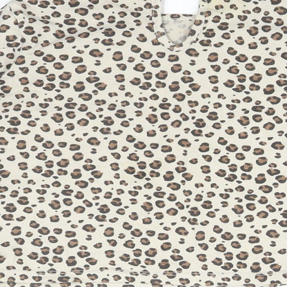 H&M Girls Multicoloured Animal Print  Basic T-Shirt Size 2-3 Years
