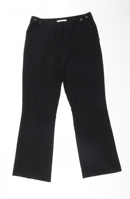 George Womens Black   Trousers  Size 12 L30 in