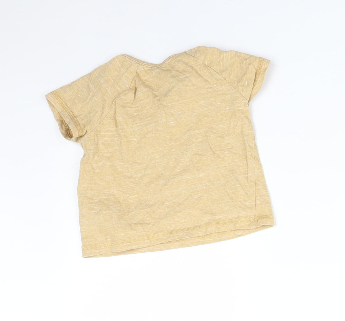 Back view of George Baby Orange Basic T-Shirt, size 9-12, Months