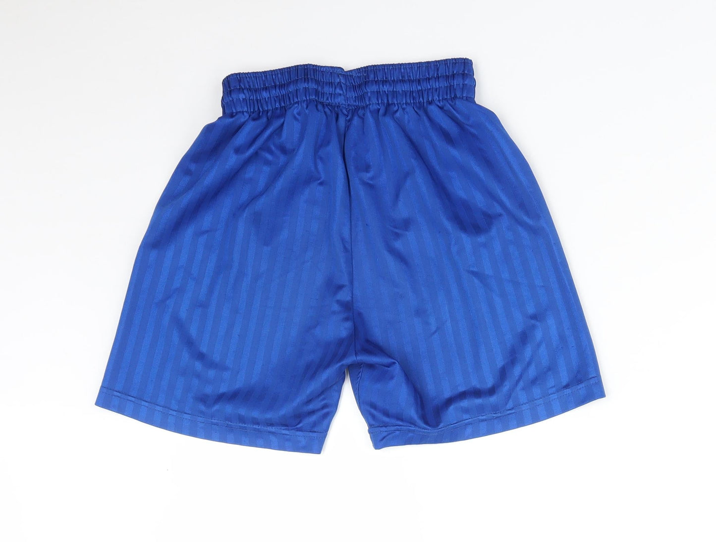 PRO STAR Boys Blue Striped  Sweat Shorts Size XS