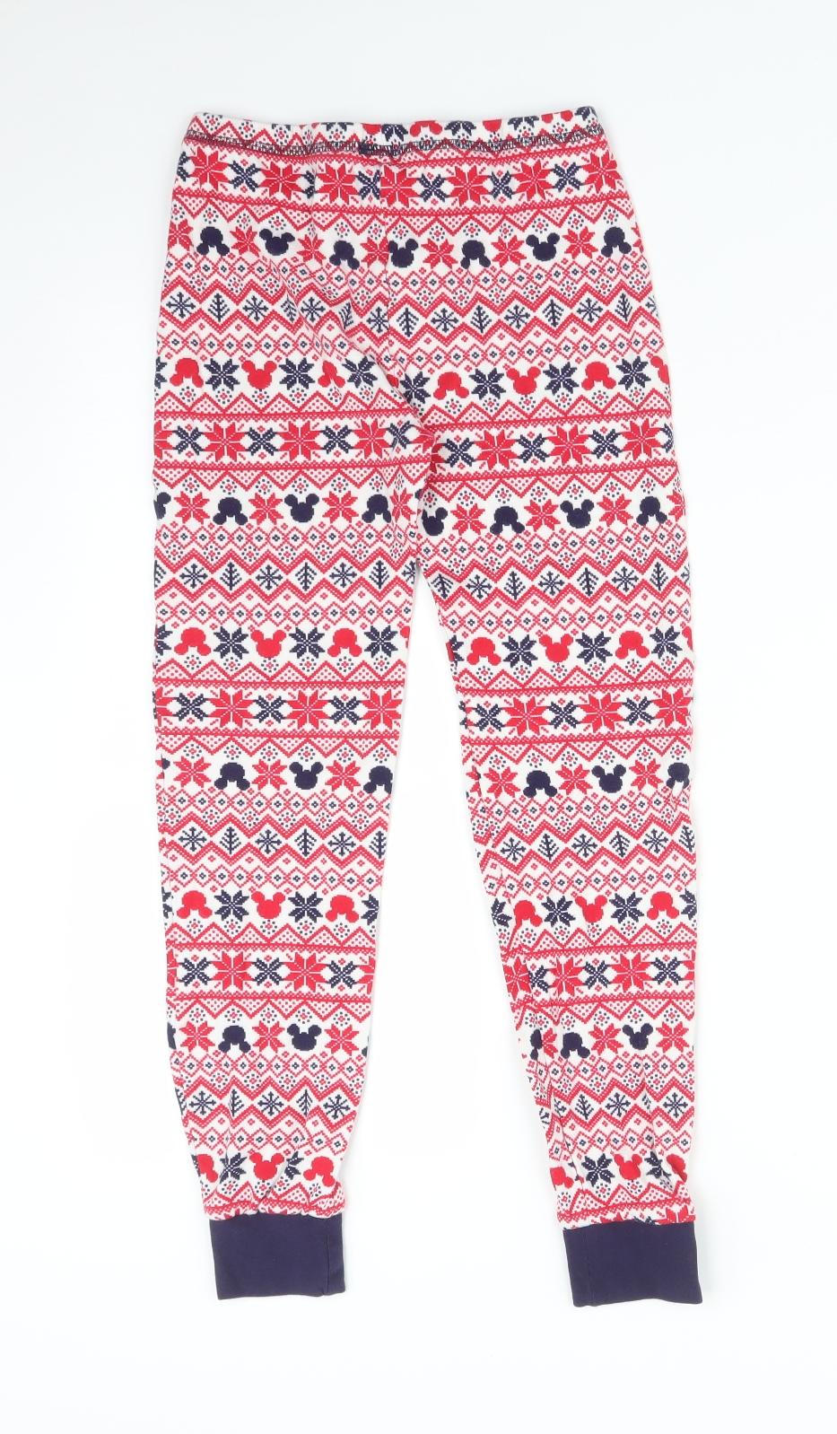 George Girls Multicoloured Fair Isle   Pyjama Pants Size 9-10 Years  - MINNIE MOUSE