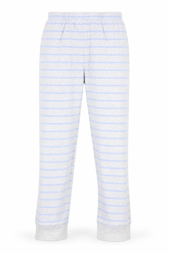Front view of Tu girls’ multicoloured striped pyjama pants, size 9-10, years