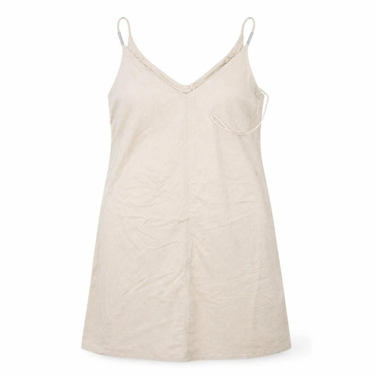 Front view of Atmosphere women’s beige a-line, size UK 8