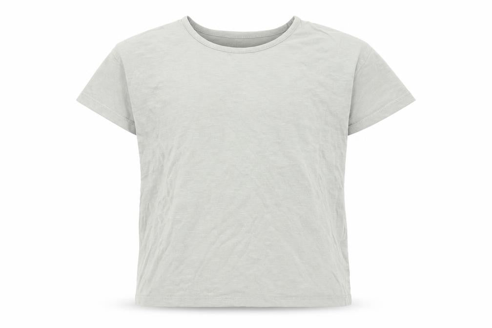 Front view of Matalan boys’ green basic t-shirt, size 11, years
