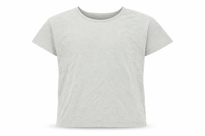 Front view of Matalan boys’ green basic t-shirt, size 11, years