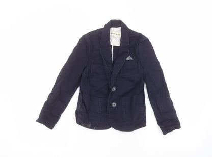 Additional front view of River Island boys’ blue jacket, size 5, years