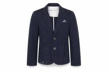 Front view of River Island boys’ blue jacket, size 5, years