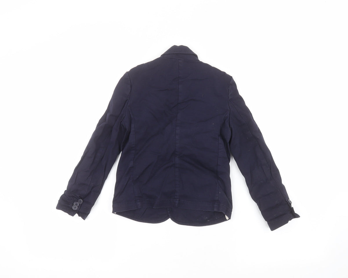 Back view of River Island boys’ blue jacket, size 5, years