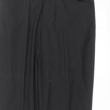 Preworn Mens Black   Dress Pants Trousers Size 38 in L29 in