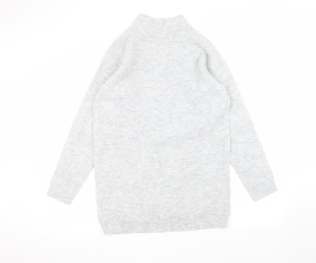 Back view of Sonsandar women’s grey jumper, size UK 8