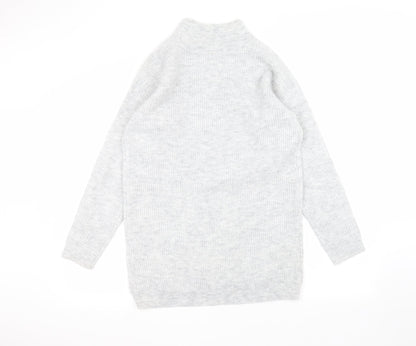 Back view of Sonsandar women’s grey jumper, size UK 8
