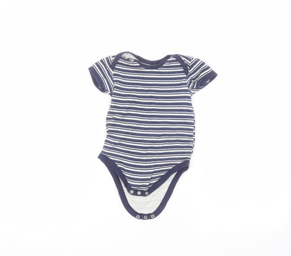 Matalan Baby Blue Striped  Babygrow One-Piece Size 12-18 Months