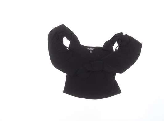 Miss Selfridge Womens Black   Basic Blouse Size 10
