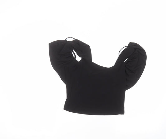 Miss Selfridge Womens Black   Basic Blouse Size 10