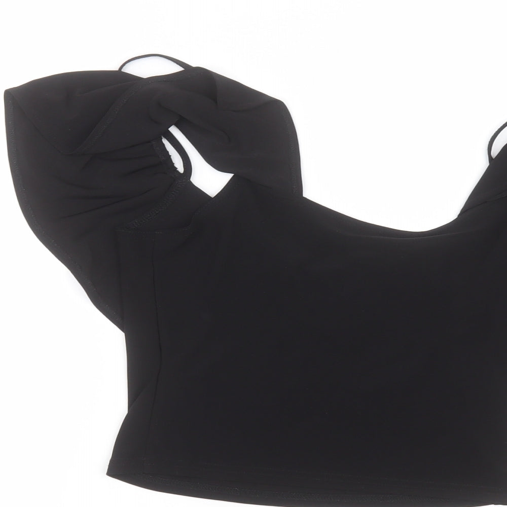 Miss Selfridge Womens Black   Basic Blouse Size 10
