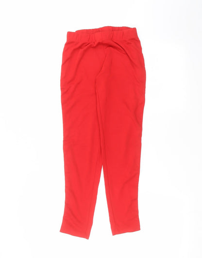 Koolook Womens Red   Jogger Leggings Size S L23 in
