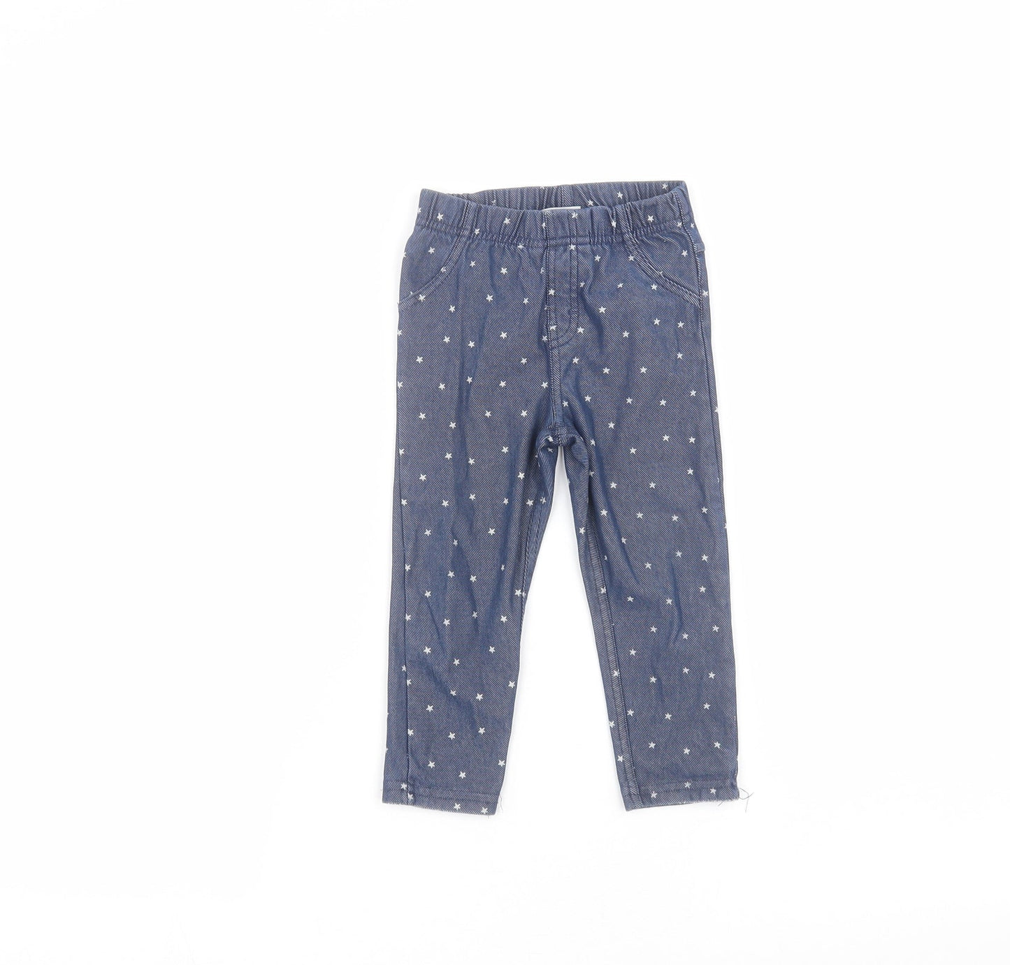 Mini Club Baby Blue Polka Dot  Sweatpants Trousers Size 12-18 Months