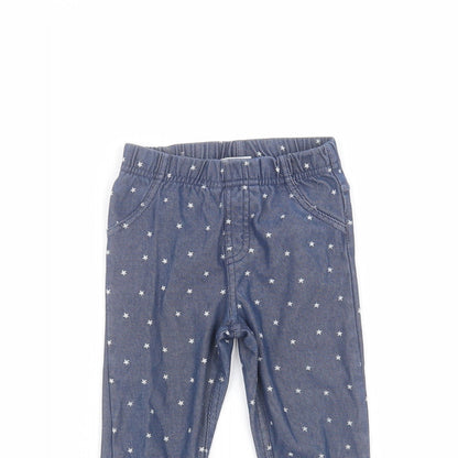 Mini Club Baby Blue Polka Dot  Sweatpants Trousers Size 12-18 Months