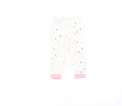 Matalan Baby White   Sweatpants Trousers Size 18-24 Months