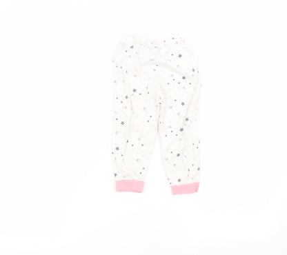Matalan Baby White   Sweatpants Trousers Size 18-24 Months