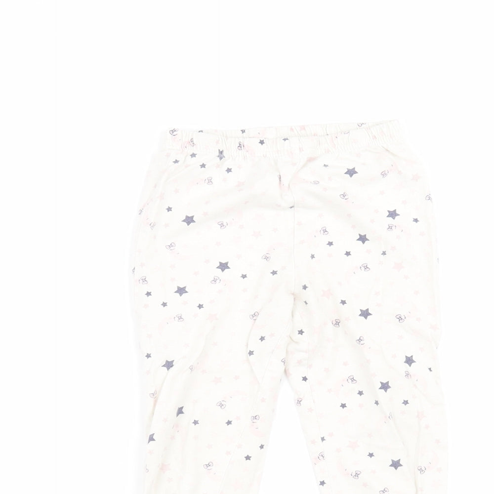 Matalan Baby White   Sweatpants Trousers Size 18-24 Months