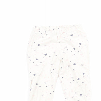 Matalan Baby White   Sweatpants Trousers Size 18-24 Months