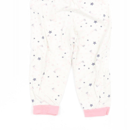 Matalan Baby White   Sweatpants Trousers Size 18-24 Months
