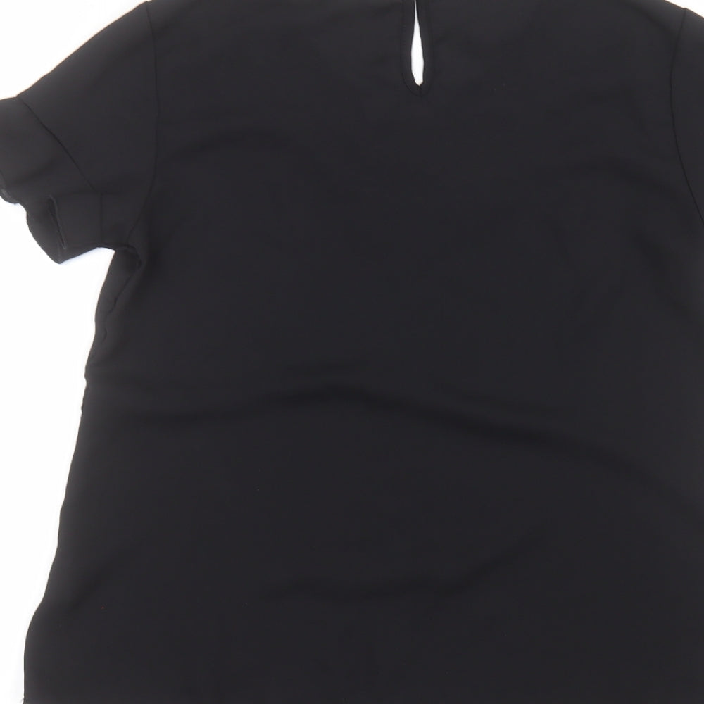 Contemplay Womens Black   Basic T-Shirt Size M