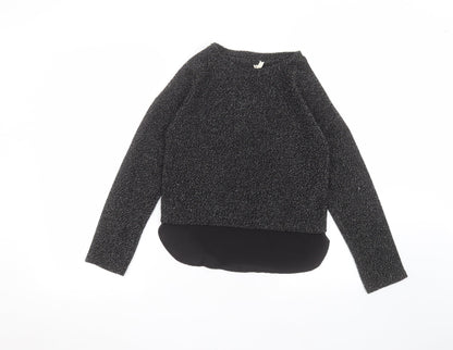 Young Dimension Girls Black   Pullover Jumper Size 11 Years