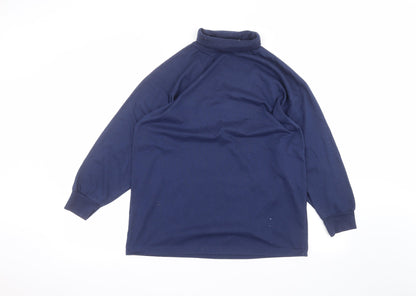 Womens UK Size L monique Blue Pullover Jumper