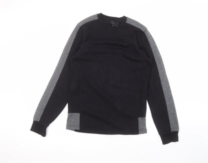 Easy Mens Black   Pullover Jumper Size S