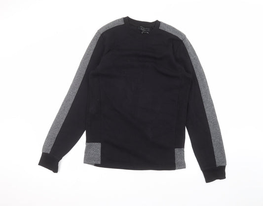 Easy Mens Black   Pullover Jumper Size S