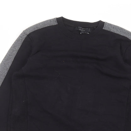 Easy Mens Black   Pullover Jumper Size S