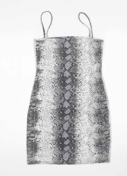 In the Style Womens Multicoloured Animal Print  Mini  Size 10