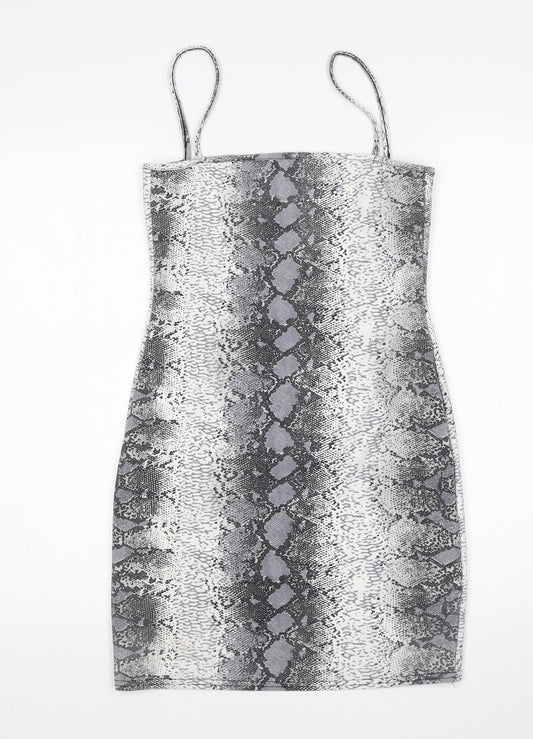 In the Style Womens Multicoloured Animal Print  Mini  Size 10