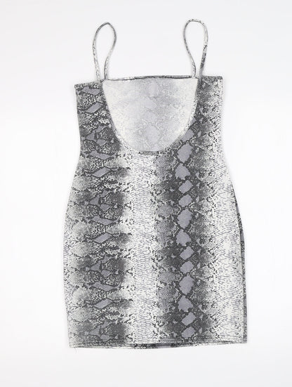 In the Style Womens Multicoloured Animal Print  Mini  Size 10