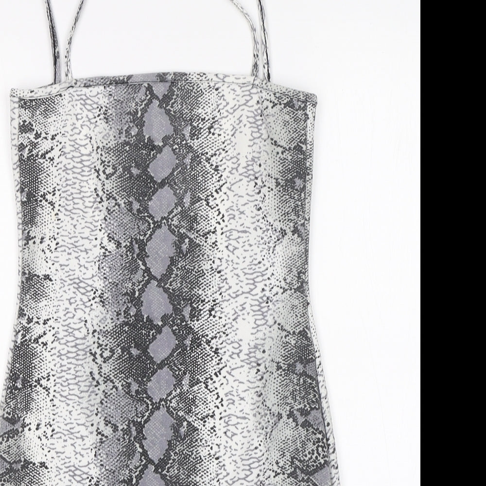 In the Style Womens Multicoloured Animal Print  Mini  Size 10