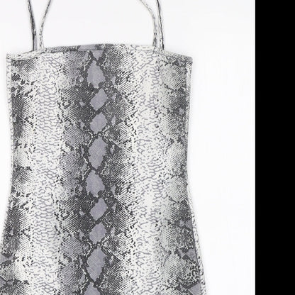 In the Style Womens Multicoloured Animal Print  Mini  Size 10