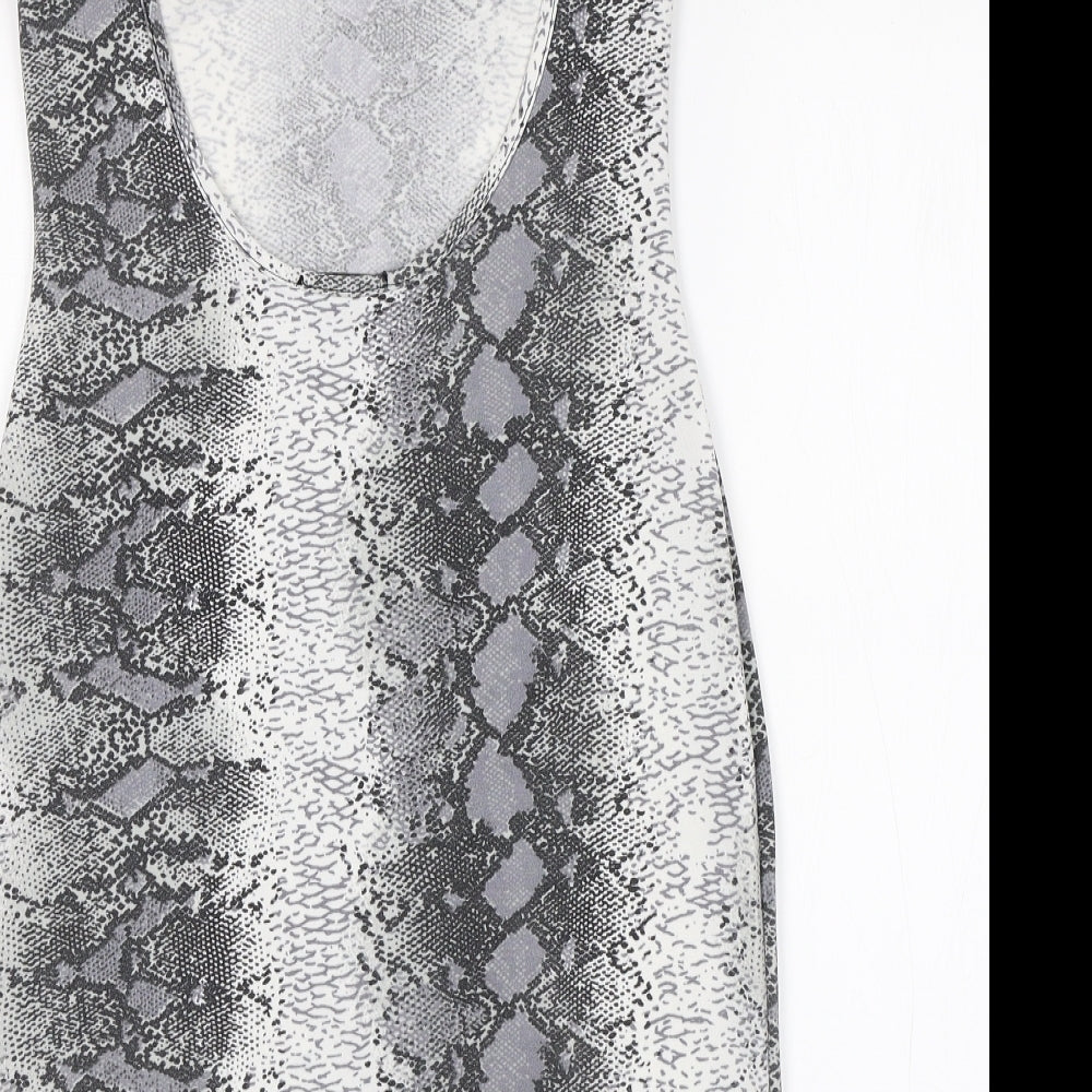 In the Style Womens Multicoloured Animal Print  Mini  Size 10