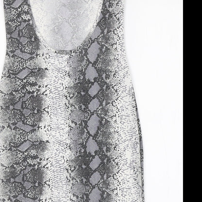 In the Style Womens Multicoloured Animal Print  Mini  Size 10