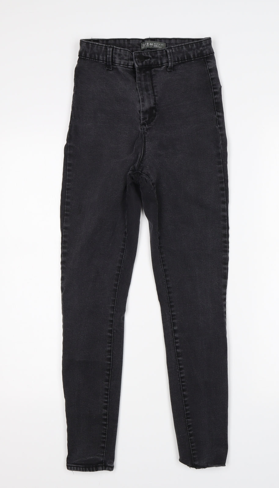 Denim Co Womens Grey   Skinny Jeans Size 12 L26 in