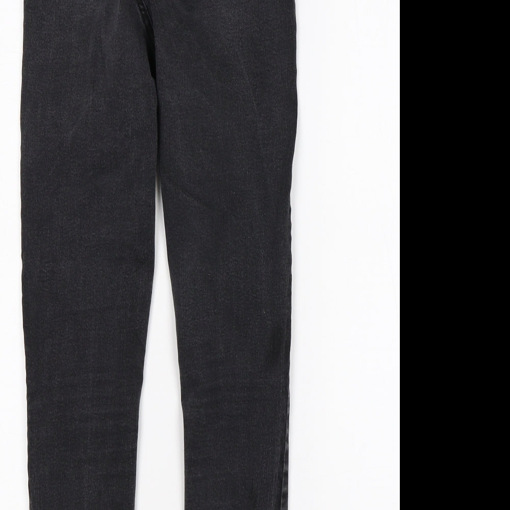 Denim Co Womens Grey   Skinny Jeans Size 12 L26 in