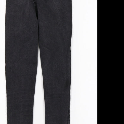 Denim Co Womens Grey   Skinny Jeans Size 12 L26 in