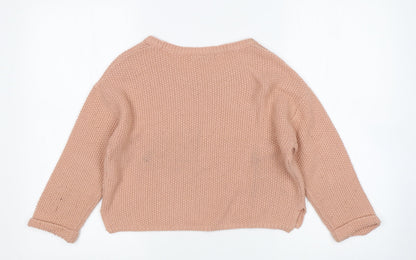 New Look Girls Pink   Pullover Jumper Size 10-11 Years