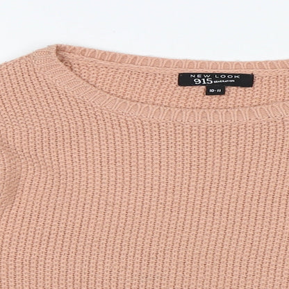 New Look Girls Pink   Pullover Jumper Size 10-11 Years