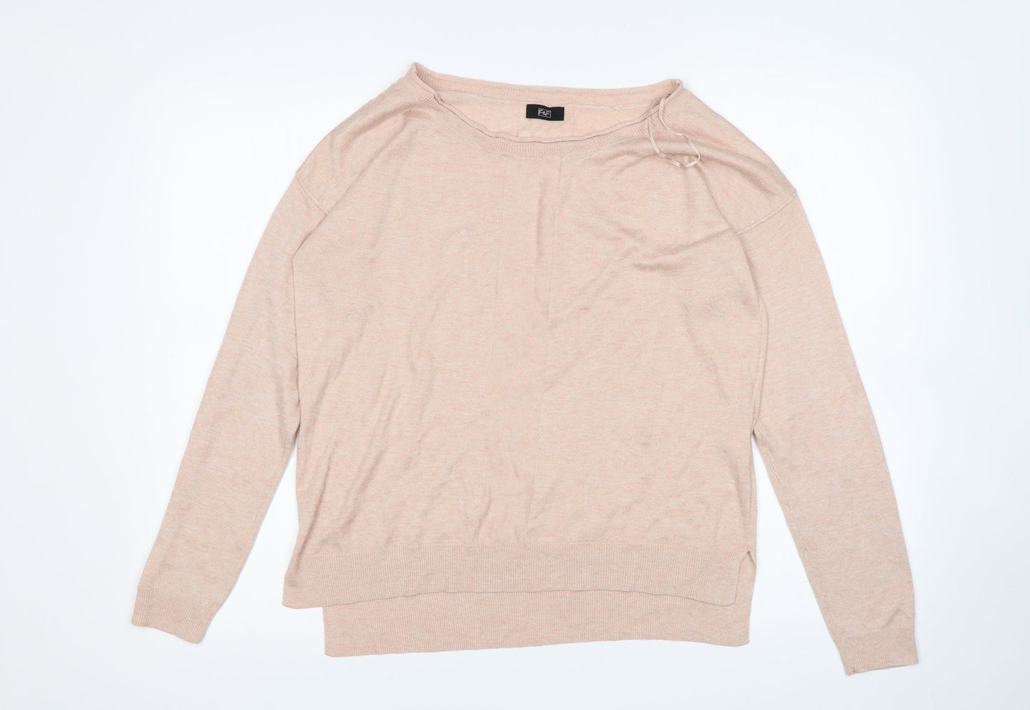 F&F Womens Pink   Pullover Jumper Size 12